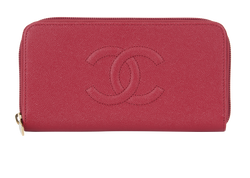Chanel Timeless CC Wallet, Caviar, Red, 26757917 (2018-19), DB, 3*